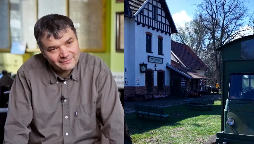 Tomasz Węsierski i jego dworzec kolejowy