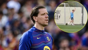 Nieoczekiwany widok w Barcelonie, Lewy nie wytrzymał. To zrobił Szczęsny
