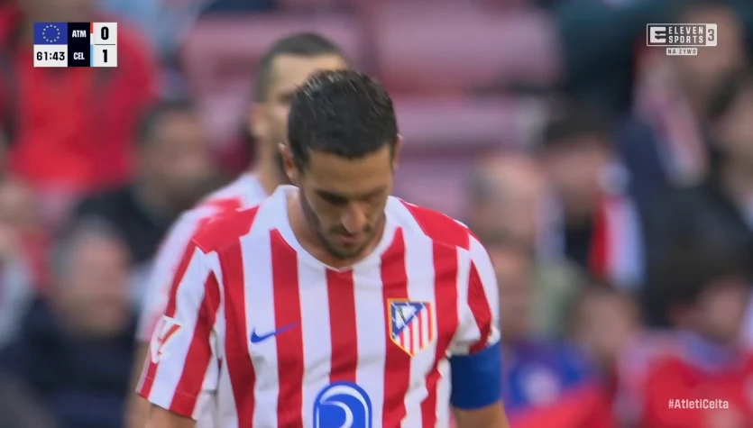 Borja Iglesias trafia do bramki w meczu Atletico Madryt – Celta Vigo. WIDEO (Eleven Sports)