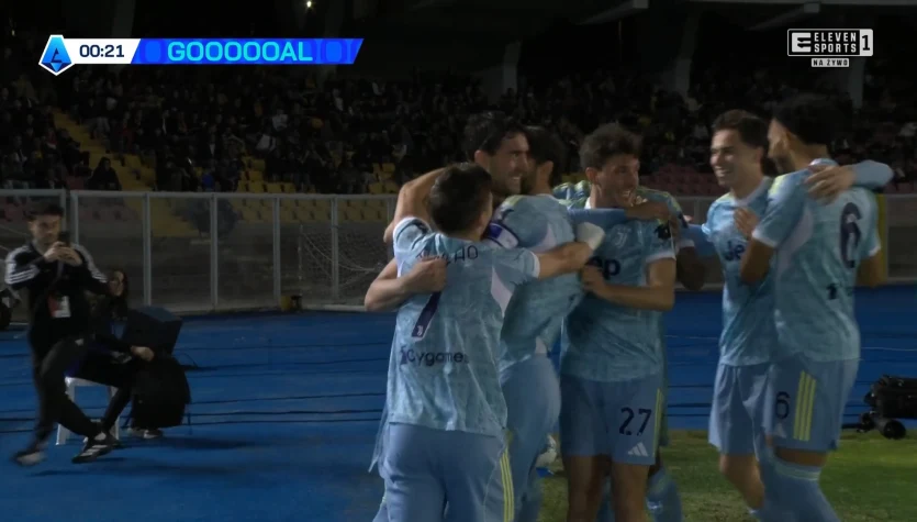12 sekund i gol. Dusan Vlahovic strzela w meczu Lecce – Juventus. WIDEO (Eleven Sports)