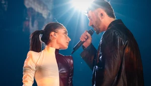 Reprezentant Izraela na Eurowizji, Noam Bettan (po prawej)