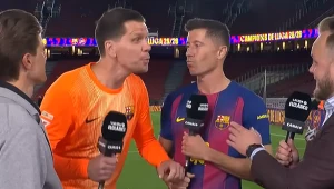 Szczęsny zaskoczył Lewego. "Ogłosił" jego przyszłość. "Nie zaprzeczył"