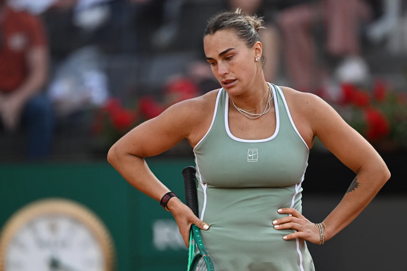 Aryna Sabalenka podczas turnieju w Rzymie
