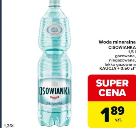 Мінеральна вода Cisowianka
