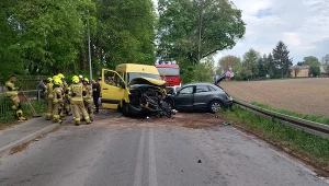 Zderzenie busa z samochodem w pobliżu Lublina. Wielu poszkodowanych 