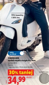 Spodnie męskie Esmara