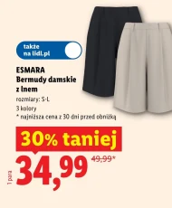 Bermudy damskie Esmara