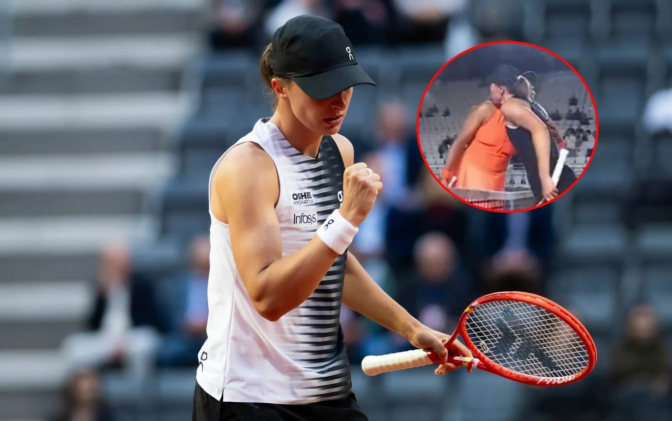 Iga Świątek i Naomi Osaka Iga Świątek i Naomi Osaka
