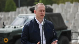 Wizyta Cezarego Tomczyka z delegacją z USA na Tarczy Wschód.