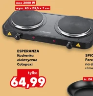 Kuchenka elektryczna Esperanza