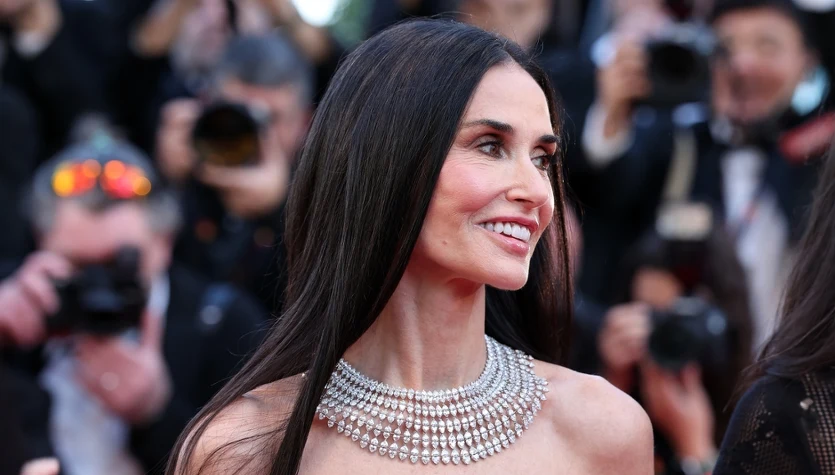 Demi Moore na otwarciu 79. MFF w Cannes