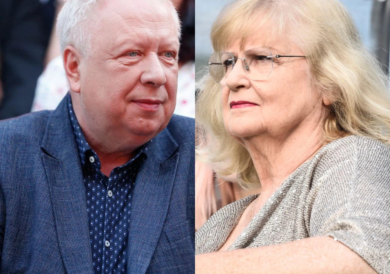 Marek Sierocki i Stanisława Celińska Marek Sierocki i Stanisława Celińska w eleganckich stylizacjach.