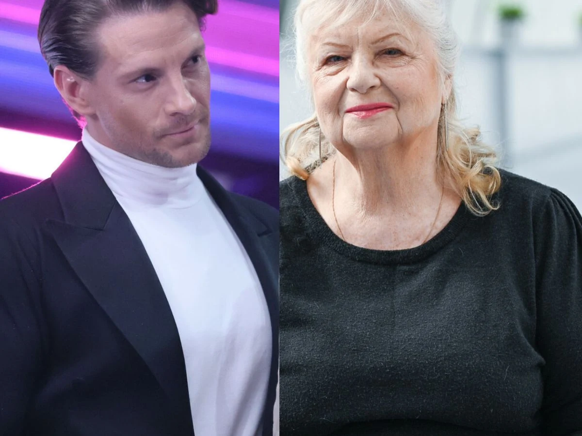 Sebastian Fabijański, Stanisława Celińska Sebastian Fabijański i Stanisława Celińska podczas wspólnego projektu artystycznego.