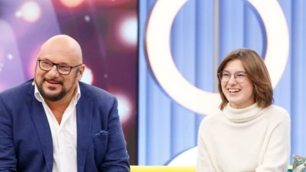 Piotr Gąsowski z córką, Julią