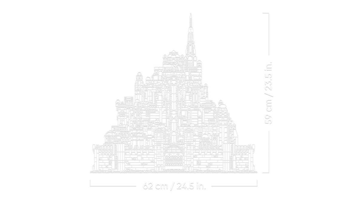 "LEGO Icons: Władca Pierścieni: Minas Tirith" "LEGO Icons: Władca Pierścieni: Minas Tirith"