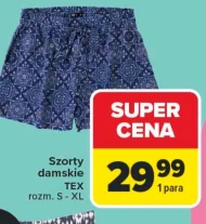 Szorty damskie TEX