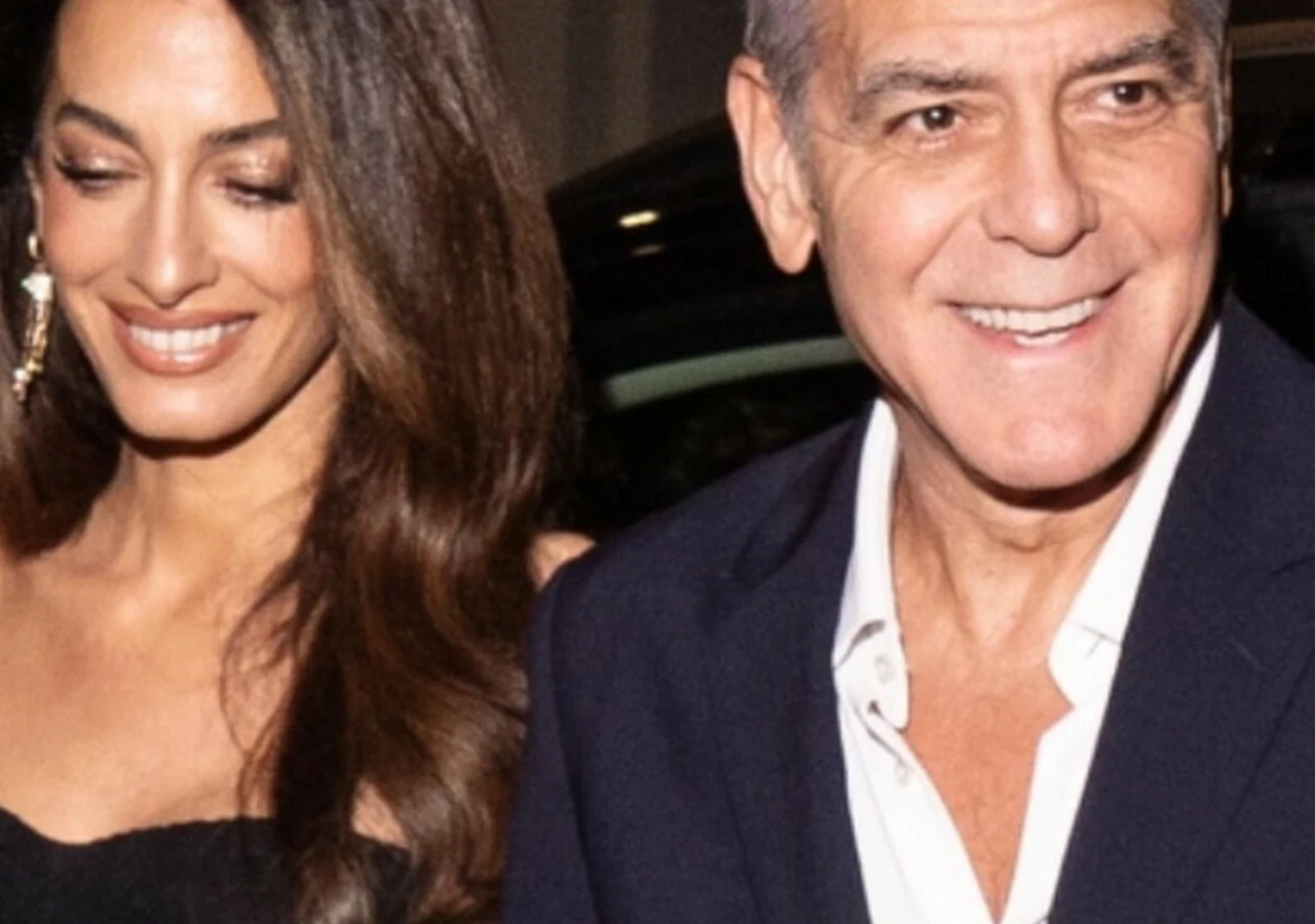 Amal Clooney, George Clooney Amal i George Clooneyowie.