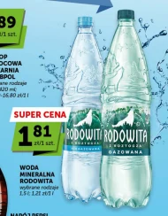 Woda mineralna Rodowita