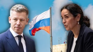 Węgry - Rosja. Rosyjski ambasador wezwany do MSZ. Chodzi o atak na Ukrainę. Na zdj. Peter Magyar i Anita Orban