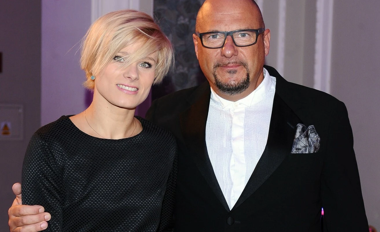 Anna Głogowska i Piotr Gąsowski Anna Głogowska i Piotr Gąsowski pozują do wspólnego zdjęcia.