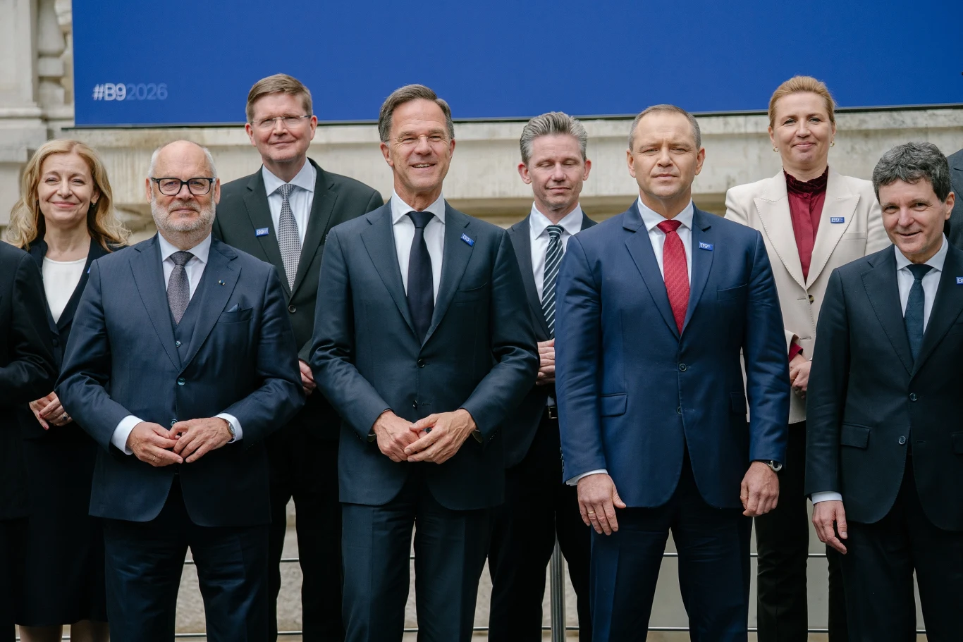 Szef NATO Mark Rutte z przywódcami państw wschodniej flanki Szef NATO Mark Rutte z prezydentami państw wschodniej flanki, w tym z Karolem Nawrockim