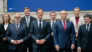 Szef NATO Mark Rutte z przywódcami państw wschodniej flanki