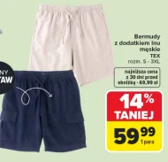 Bermudy męskie TEX