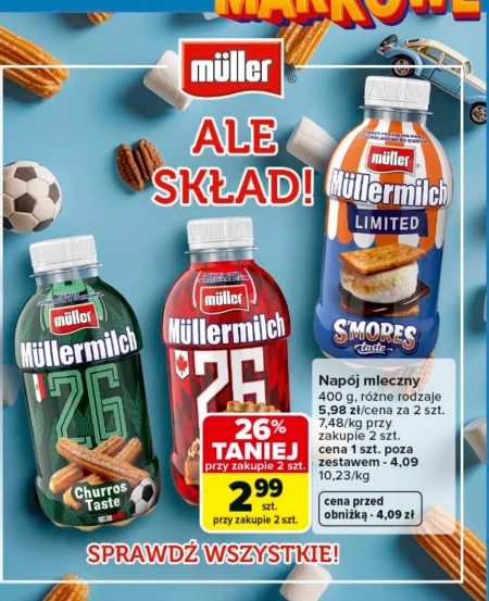Молочний напій Müller
