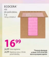 Róż do policzków Ecocera