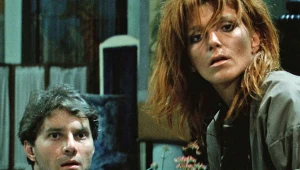 Krzysztof Kolberger i Ewa Sałacka w scenie z filmu "Klątwa Doliny Węży"