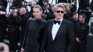 Małgorzata Bela i Paweł Pawlikowski przed premierą filmu "Ojczyzna" w Cannes