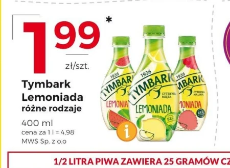 Лимонад Tymbark