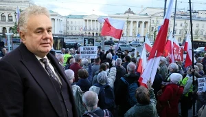 Policja u Sakiewicza. Nowy komunikat, opozycja wrze, jest demonstracja