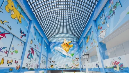 Podróżnym z pewnością trudno będzie przeoczyć ogromny balon z Pikachu, ale to nie jedyna z atrakcji lotniska