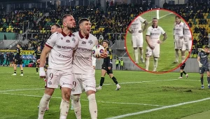 Sceny po meczu Ekstraklasy. Piłkarz Widzewa nie wytrzymał. Jest nagranie