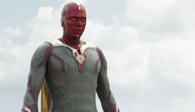 Paul Bettany jako Vision w filmie "Kapitan Ameryka: Wojna bohaterów"
