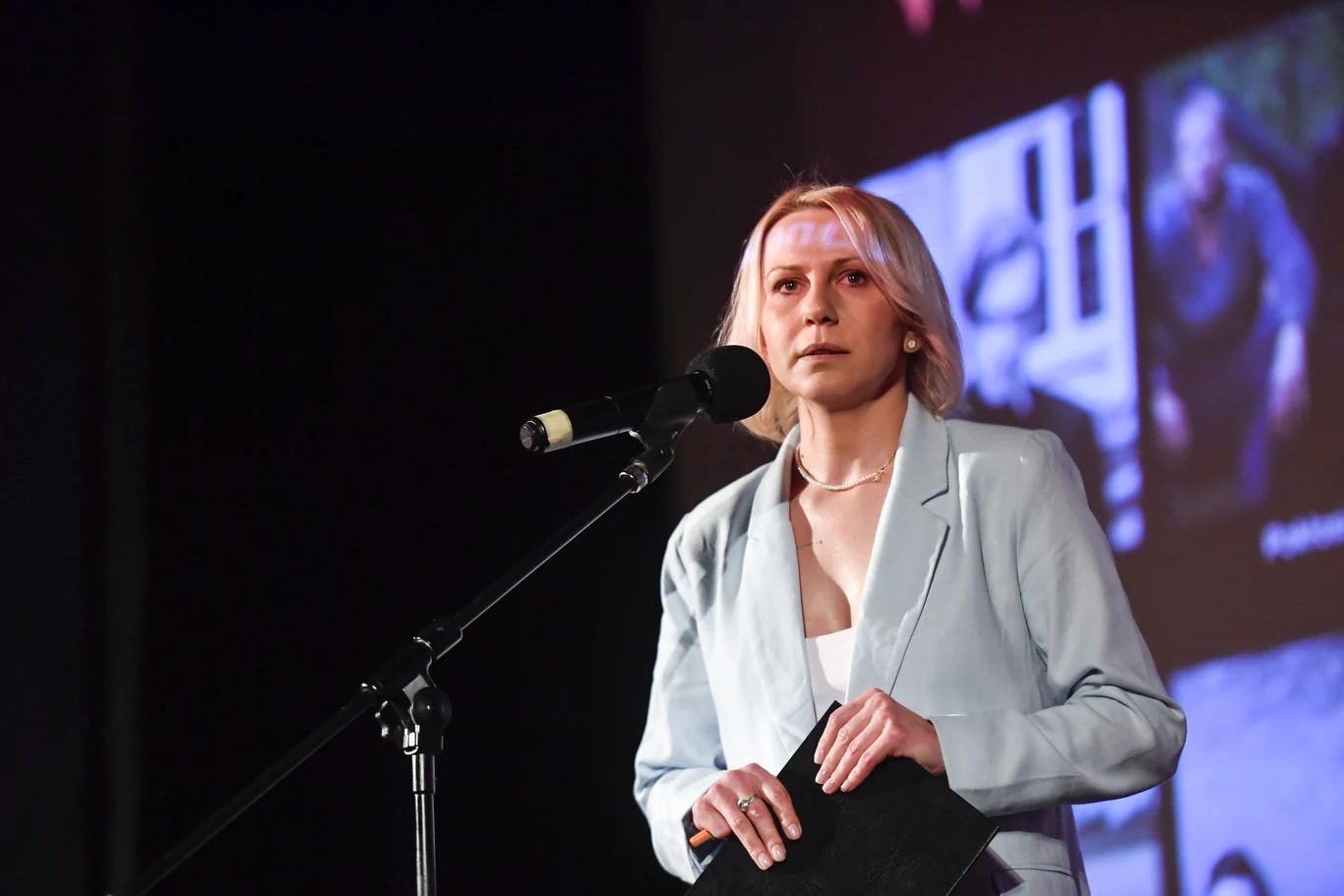 Kamila Dorbach w czasie obchodów 20-lecia Polskiego Instytutu Sztuki Filmowej