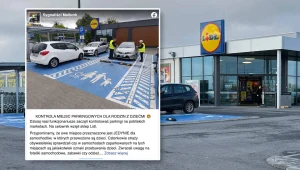 W sieci pojawiają się informacje o kontrolach miejsc parkingowych pod sklepami