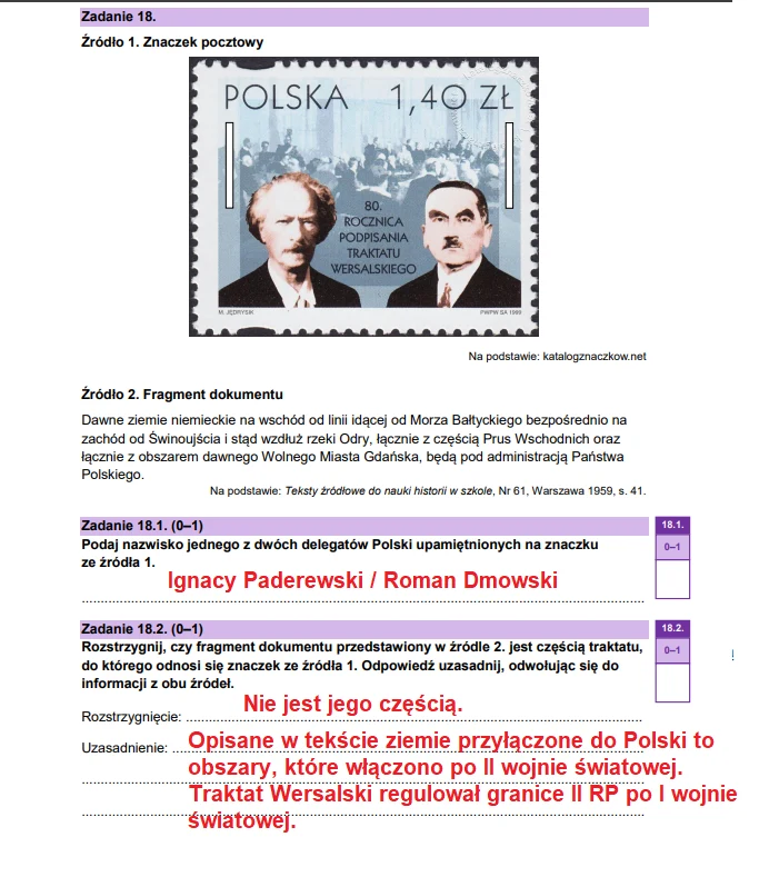 Matura 2026. Historia, poziom rozszerzony. Arkusz CKE i odpowiedzi - zadanie 18 Matura 2026. Historia, poziom rozszerzony. Arkusz CKE i odpowiedzi - zadanie 18