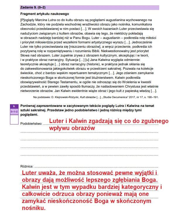 Matura 2026. Historia, poziom rozszerzony. Arkusz CKE i odpowiedzi - zadanie 9 Matura 2026. Historia, poziom rozszerzony. Arkusz CKE i odpowiedzi - zadanie 9