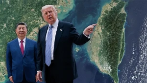 Xi Jinping i Donald Trump rozmawiali o Tajwanie/ kolaż: Aleksandra Włodarczyk