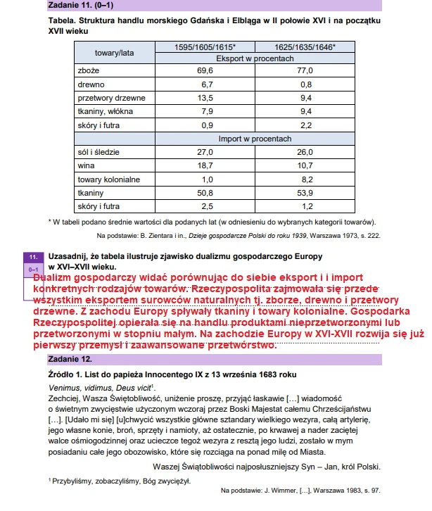 Matura 2026. Historia, poziom rozszerzony. Arkusz CKE i odpowiedzi - zadania 11-12 Matura 2026. Historia, poziom rozszerzony. Arkusz CKE i odpowiedzi - zadania 11-12