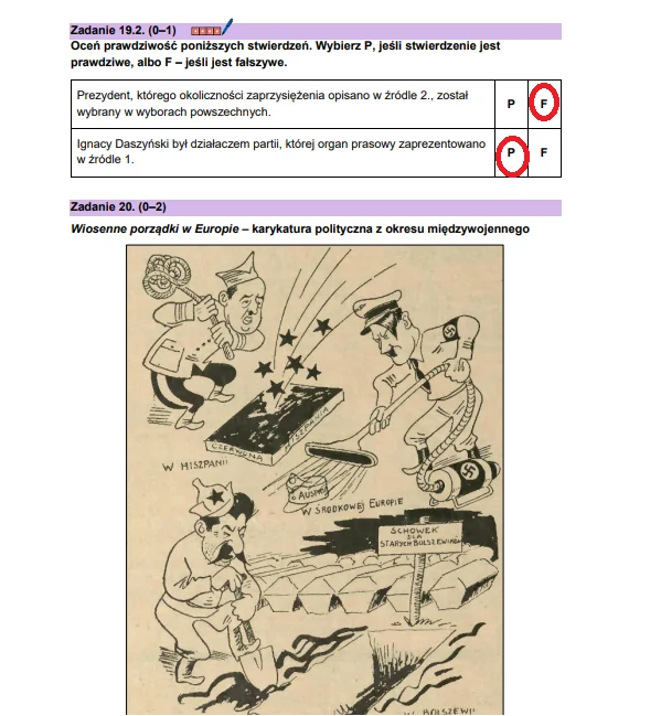 Matura 2026. Historia, poziom rozszerzony. Arkusz CKE i odpowiedzi - zadanie 19 Matura 2026. Historia, poziom rozszerzony. Arkusz CKE i odpowiedzi - zadanie 19
