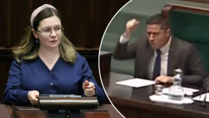 Przedrzeźniał posłankę, udając lokomotywę. "Komuś się pomyliło"