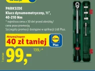 Klucz dynamometryczny Parkside