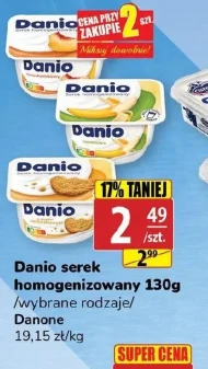 Serek homogenizowany Danone