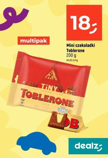 Шоколадні цукерки Toblerone