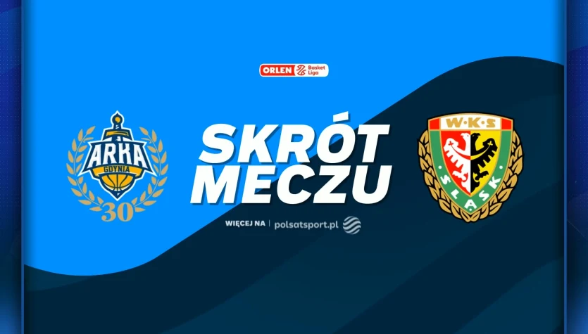 AMW Arka Gdynia - Śląsk Wrocław. Skrót meczu