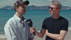 Julian Świeżewski i Artur Zaborski na festiwalu w Cannes