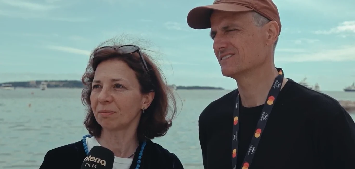 Małgorzata Staroń i Wojciech Staroń na festiwalu w Cannes